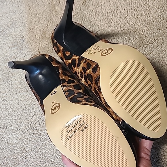Michael Kors Leopard Dyed Cowhide High Heels - Picture 6 of 11